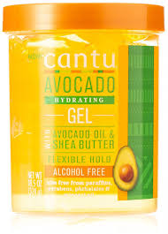 Cantu Avocado hydrating Gel - Avocado oil & Shea Butter) 524g 18.5oz.