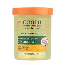 Cantu shea butter (Moisture Retention Styling Gel- with flaxseed oil) 524g 18.5oz.
