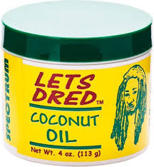 Lets Dred Coconut Oil 113gr 4 oz.