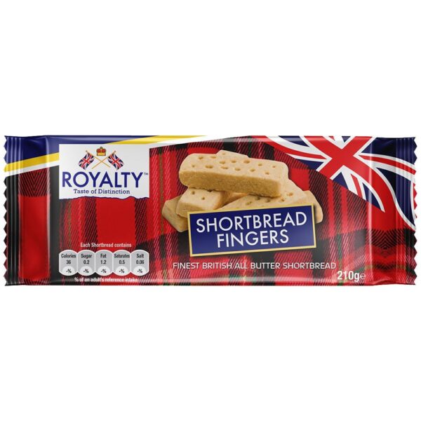 Shortbread All Butter Biscuits Royalty 210gr